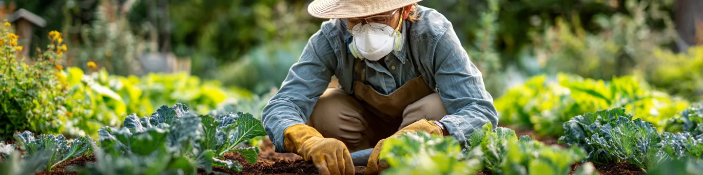 Jardinage sain: Guide protection yeux & respiration