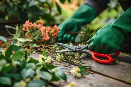 Sécateur de jardin précis pour taille fine.